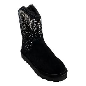 BEARPAW® Glam Platform Low Suede Boot with Rain Repellent