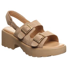 BEARPAW Gretchen Suede Slingback Sandal