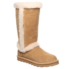 BEARPAW® Kendall Suede Tall Boot with Bear Coat