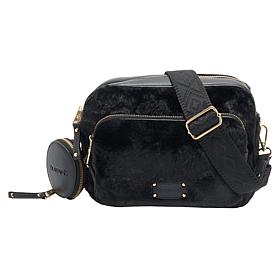 BEARPAW® Plushy Faux Fur Crossbody Camera Bag