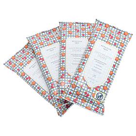 Beekman 1802 4-pack 30ct Goat Milk Cleansing Wipes - Peach Lychee