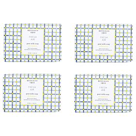 Beekman 1802 Fresh Air Goat Milk Bar Soap 4-piece Set