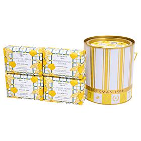 Beekman 1802 Goat Milk 4pc Almond Honey Cookie Soap & Pail Gift Set