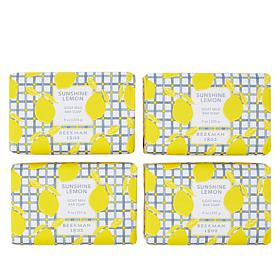 Beekman 1802 Goat Milk Bar Soap 4-Piece Set - Sunshine Lemon