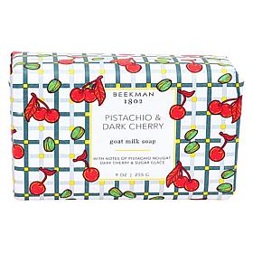 Beekman 1802 Goat Milk Bar Soap - Pistachio & Dark Cherry