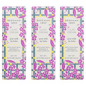 Beekman 1802 Goat Milk Lilac Dream Lip Balm 3-Pack Auto-Ship®