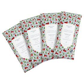 Beekman 1802 Goat Milk Pistachio Dark Cherry Face Wipes 4-pack