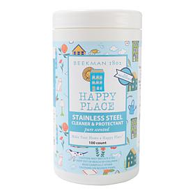 Beekman 1802 Happy Place 100-count Stainless Steel Cleaning Wipes