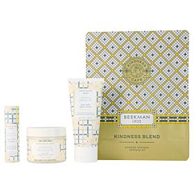 Beekman 1802 Kindness Café 3-Piece Bath & Body Care Gift Set with G...