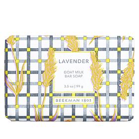 Beekman 1802 Palm Size Lavender Goat Milk Bar Soap