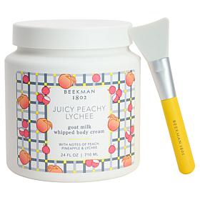 Beekman 1802 Supersize Peach Lychee Body Cream with Spatula