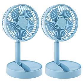 Bell + Howell Set of 2 Foldaway Collapsible Fans