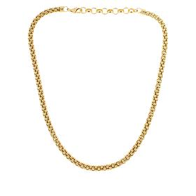 Bellezza 16" Bronze Popcorn-Link Chain Necklace