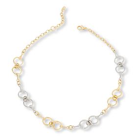 Bellezza 20" Bronze Horse Bit Station Necklace