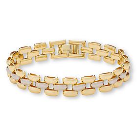Bellezza Bronze 3-Row Panther Link Bracelet