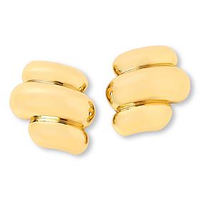 Bellezza Bronze Fusillo Stud Earrings 