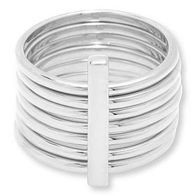 Bellezza Bronze Goldtone Faux Stack Ring