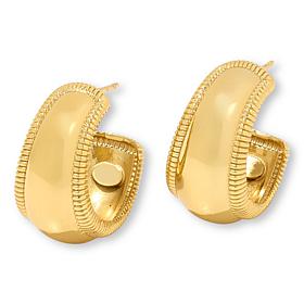 Bellezza Bronze Puffed Luxe Hoop Earrings