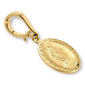 Bellezza Goldtone Bronze Inspirational Enhancer Pendant