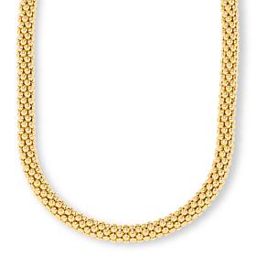 Bellezza Goldtone Popcorn-Chain 18" Necklace