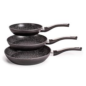 BergHOFF Essentials 3-piece Nonstick Hard Anodized Frying Pan Set