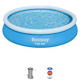 Bestway Fast Set Pool 12' x 30" with Filter Pump