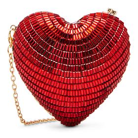 Betsey Johnson Stole My Heart Crossbody Clutch