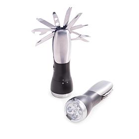 Bey-Berk LED Flashlight and Tool Set with Case