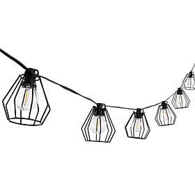 Bowne 10 Light 120" Black Outdoor String Light