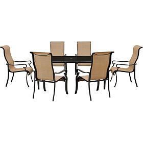 Brigantine 7-Piece Outdoor Dining Set - Glass-Top Table