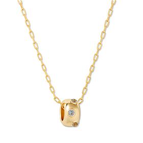 Brook & York Kate Birthstone Necklace with Cubic Zirconia Accents