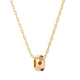Brook & York Kate Birthstone Necklace with Cubic Zirconia Accents