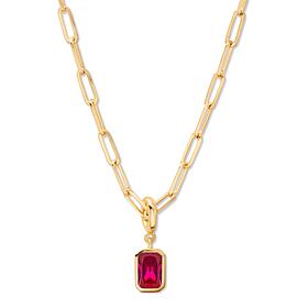 Brook & York Mackenzie 14K Gold-Plated Brass Birthstone Necklace