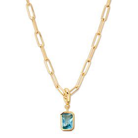 Brook & York Mackenzie 14K Gold-Plated Brass Birthstone Necklace