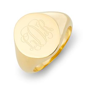 brook and york Personalized Claire Initial Monogram Signet Ring