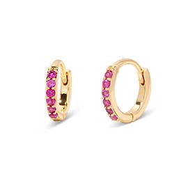 Brook & York Zara Birthstone Hugger Hoop Earrings