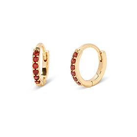 Brook & York Zara Birthstone Hugger Hoop Earrings