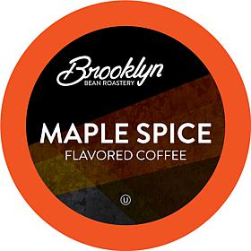 Brooklyn Bean Maple Flavored Coffee Pods - Maple Spice, 40-Count