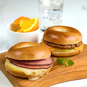 Brooklyn Food 12-count Plain Bagel Sandwich Combo Pack