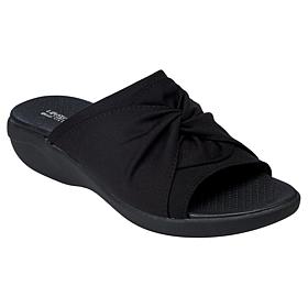 Bzees Cherish Machine Washable Stretch Fabric Knotted Sandal