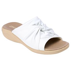 Bzees Cherish Machine Washable Stretch Fabric Knotted Sandal