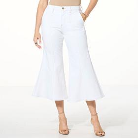 C Wonder Cropped Flare Leg Jean