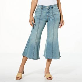 C Wonder Cropped Flare Leg Jean