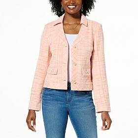 C Wonder Cropped Tweed Jacket