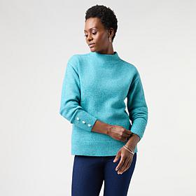 C. Wonder Funnel Neck Sweater with Mini Sequins