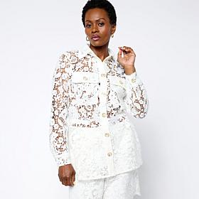 C Wonder Lace Safari Jacket