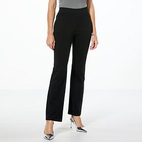 C Wonder Ponte Knit Pull-On Flared-Leg Pant