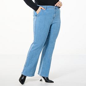 C Wonder Runway Frayed Denim Bootcut Jean