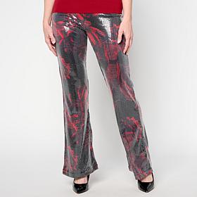 C Wonder Runway Sequin Slim Flare Pant