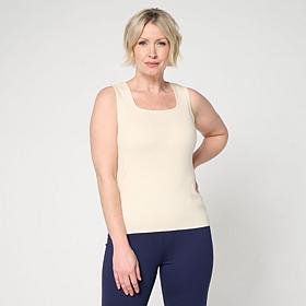 C Wonder Square-Neck Sweater Knit Tank